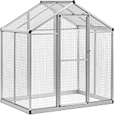 WIE-BC-200 Au envoliere Aluminium 122 x 178 x 195 cm Vogelvoliere au en Vogelvolieren f r Drau en Alu-Voliere Voliere Alu