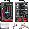 FANACAN 160in1 Precision Screwdriver Set, Magnetic Small Screwdriver Set, Electronic Repair Tool Kit, Compatible with iPhone, MacBook, Laptop, PC, Tablet, Phone, Computer, PS4, PS5, Switch (Red)
