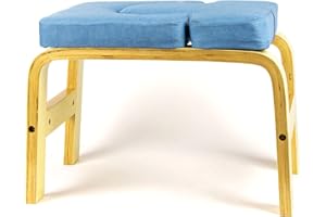 ‎MYGA Myga Unisex Jugend Ry1056 Hocker Multifunktionaler Sport Inversionsstuhl Bank Yoga Hilfsmittel Kopfständer Übung Bodylift Prop Ideal für Workouts, Fitness, Fitnessstudio und Stressabbau, blau, Folding