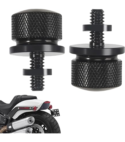 Vite Per Sedile Harley Davidson In Acciaio Inossidabile - KBUYS, Colore Nero - Foto 8