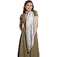 CrossKulture Printed Poly Silken feel Scarf Stole for Women | Stylish, Soft, & Lightweight | Satin Feel Neck Scarf, Hair Scarf, Head Scarf for Women