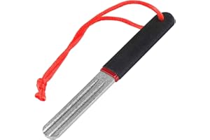 TINSHOW 1PCS Fischhakenschärfer Doppelseitiger Hook Sharpener Schleifstein für Angelhaken Praktisches Angelhaken-Schleifschleifstein Diamantfeile Schärfen Werkzeug Zubehör Schleifwerkzeug Outdoor Tool