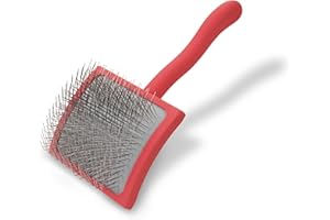 Chris Christensen Big G Coral Slicker Bürste, Pflegen wie ein Profi, Fluff Entwirrung Stil, spart Zeit & Energie, Groß, für Haustiere, perfekt für Hunde & Katzen