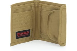 Zentauron EDC Geldbörse aus Cordura mit Klettverschluss Geldscheinfach, Kleingeldfach, 6 Kartenfächer in Camouflage und militärische Farben Made in Germany