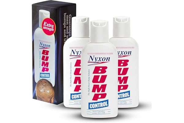 Nyxon Bump Control Lot de 3 flacons de solution anti-choc pour rasoir 75 ml