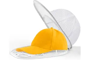 Soporte para Lavar Gorras Lavadora, Jaula Funda para Lavadora de Sombreros | Arandela Limpiador de Gorras de Béisbol, Bolsa Protectora de Lavandería