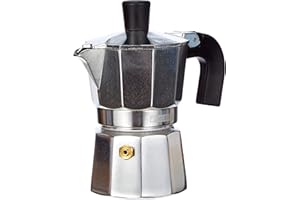 Monix Vitro Expres Espressokocher für 1 Tasse, Silber