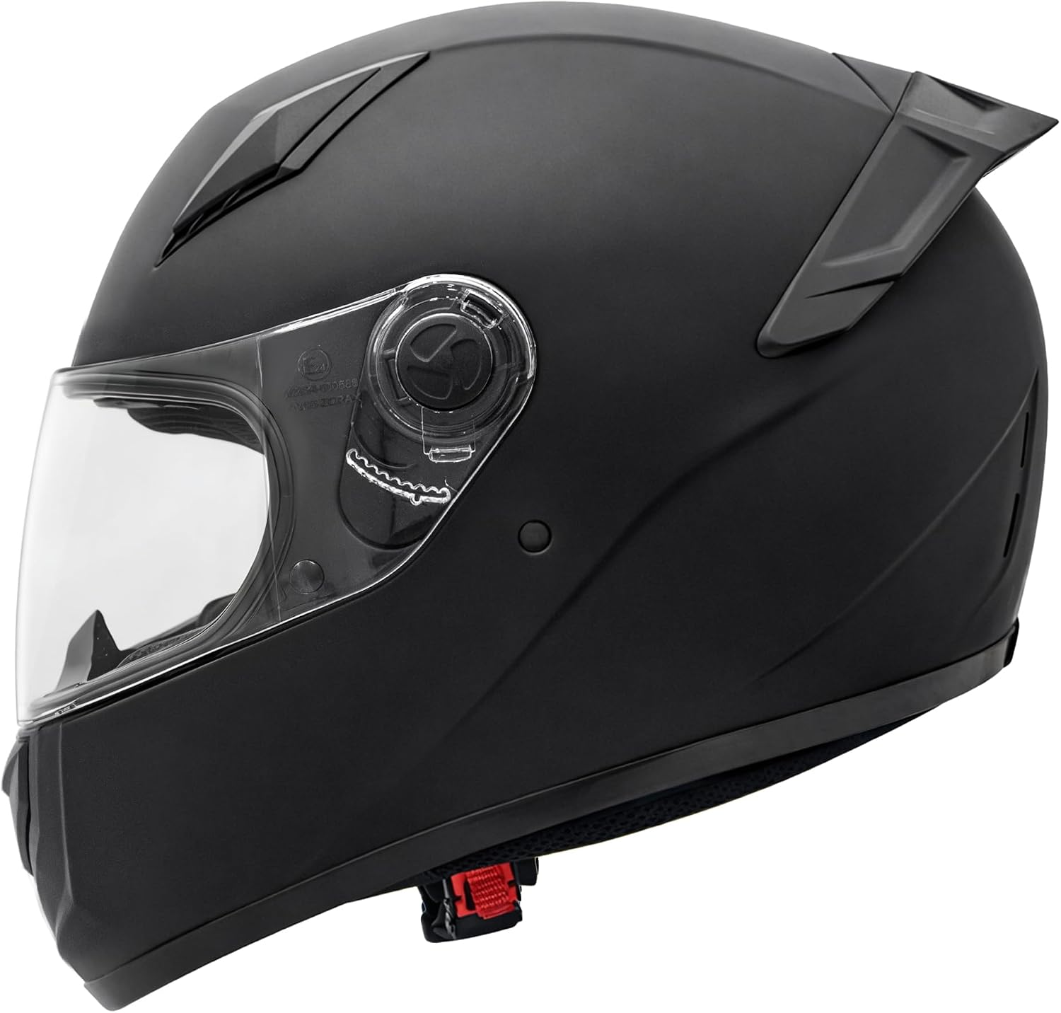 ZORAX ZOR-817 Matt Black XXXL (65-66cm) Full Face Motorcycle Helmet Road Legal ECE 2206