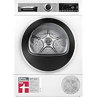 Bosch WQG235D00 Serie 6, Wärmepumpentrockner 8 kg, Schneller getrocknete Wäsche, Auto Dry, Option Halbe Beladung, Anti Vibrat