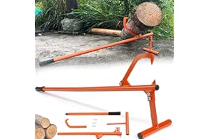 Aisny Timberjack, 128cm Cant Hook Lumberjack Timberjack Timberjack Tool Timber bar lifting and handling tools Heavy duty steel Timber Hook Tipping Hook Timber Hook Timberjack Tool Timber Roller