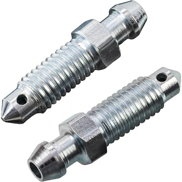 Lot De 10 Vis De Purge Pour Étrier De Frein - M6 X 1 Mm - Acier Carbone