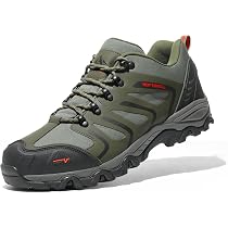 NORTIV 8 Herren Wanderschuhe - Wasserdichte Trekkingstiefel Mit Guter Stabilität & Traktion