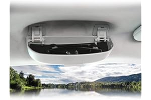 BIBIBO Porta Occhiali Compatibile con Jeep Renegade BU 2015-2024, Supporto Occhiali da Sole Auto, Organizer Interno Auto
