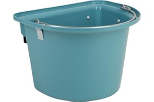 KERBL Seau Mangeoire avec Anse pour Cheval Aquamarin 12 L, Taille Unique