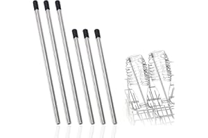 SILENT-QIAOYOU Flaschenhalter Spülmaschine 6 Stück,Glashalter Spülmaschine Silikon,Spülmaschineneinsatz kompatibel mit SodaStream Crystal,15.2 * 6,26.7 * 6,Kratzfrei Flaschenhalter Glashalter für Spülmaschine