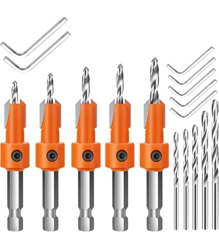 Fraise à Chanfrein HSS à 3 Cannelures, Tige De 45 Mm (120