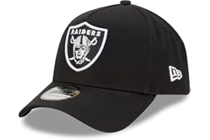 New Era NFL Caps American Football Kappe Basecap gebogener Schirm verstellbar 9Forty A-Frame schwarz