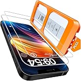 TOCOL Screen Protector for iPhone 12, iPhone 12 Pro, Bubble Free | Easy installation, 9H tempered glass, military-grade prote