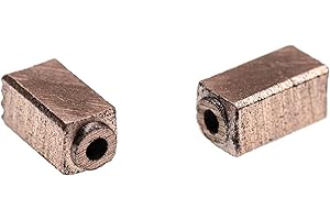 vhbw 2x spazzola carbone compatibile con Ambrogio motore da ruota L100, L200, L30, L300, L50, L60 robot tagliaerba - Spazzola motore, 10 x 5 x 5 mm