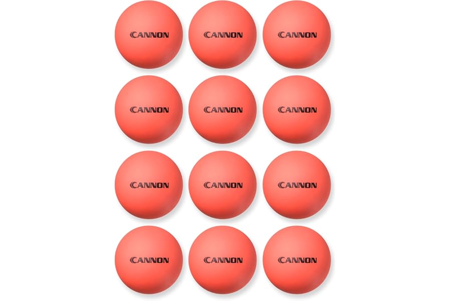 Cannon Sports 12 Pack High-Bounce Handballs - Bulk Pack for Training, Games, Recreational Sports, and Fetch Play - Durable Rubber High-Bounce Ball