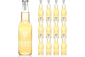 Maison Sassy Poiré Cidre 2,5% Abv - 12 x 330 ml Cidre de Poire de Normandie Traditionnel Artisanal, Qualité Premium, Faible en Calories, Faible Alcool, Sans Gluten, 100% Naturel & Sans Sucre Ajouté