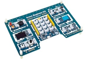 seeed studio Grove Beginner Kit Arduino Starter Kit - all-in-One Arduino Uno-kompatibles Board mit 10 Arduino Sensor und 12 Arduino-Projekten für Anfänger- und Steam-Ausbildung