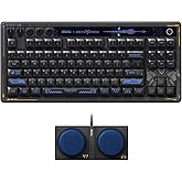 8BitDo Retro 87 Mekanik Klavye, &Ccedil;alışırken Değiştirilebilir Kailh Anahtarları, RGB Arka Işık, Programlanabilir D&uuml;ğmeler, Wind