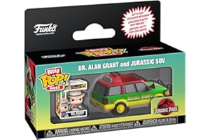 Funko Bitty POP! Ride: Jurassic Park - Jurassic SUV with Dr. Grant - Collectable Vinyl Figure - Gift Idea - Official Merchandise - Toys For Kids & Adults - Model Figure for Collectors and Display