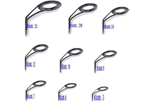 GLOBE FISHING anelli montaggio canne pesca bolognese passanti riparazione canna mulinello lago