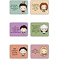 Friends Tv Show Fridge Magnets - All 6 Characters- (Pack of 6) Friends Fridge Magnets