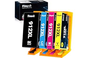 Timink 912 XL kompatybilne wkłady atramentowe do HP 912 XL zamiennik do OfficeJet 8012 8014 8015 8017 OfficeJet Pro 8022 8023 8024 8025 All-in-One (4 opakowania)