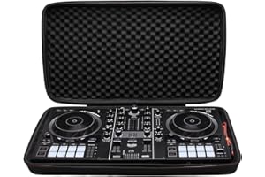 L LTGEM Hartschalenkoffer für Hercules DJControl Inpulse 500 DJ Controller - Tragbare Reisetasche (nur Hülle), Schwarz , Wasserdicht