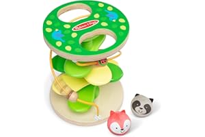 Melissa & Doug Rollables Treehouse | Early Development & Activity Toys for 1 Year Old Boys & Girls | Wooden Baby Toys 12 Months + | Cause & Effect with Sensory Balls for Babies - FSC Certified