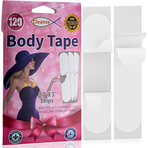 80 Pezzi Nastro Biadesivo Moda - Trasparente, Perfetto Per Vestiti E Tessuti, Adesione Forte Tutto Il Giorno - Foto 8