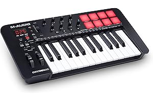 M-AUDIO Oxygen 25 MKV – Tastiera MIDI Controller USB a 25 Note con Pad Beat, Modalità Smart Chord & Scale, Arpeggiatore e Suite Software Inclusa