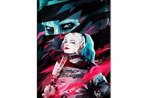 TOSTOG Diamond Painting Kit Adulte,5D DIY Dessin Animé Diamant Painting Images Ronde Diamond Peinture Diamant Adulte,Cristal Débutant Art Set pour Décoration Murale Maison 30x40cm