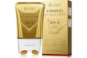 YUEPLATTNMAY AH-8 Firming Neck Cream, Neck Creams for Tightening and Firming with Double Massage Rollers - Reduces Wrinkles Fine Lines And Double Chin, Moisturizes & Tightens Skin, Improves Elasticity, 120g