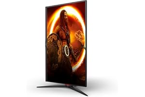 Aoc Gaming Q27G2U Monitor Qhd Da 27 Pollici, 144 Hz, Mprt Da 1 Ms, Va, Amd Freesync Premium, Regolazione Altezza, ‎Nero Rosso, 21.4 x 68.6 x 52.3 Cm