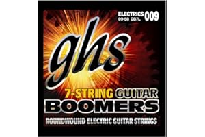 GHS STRINGS GHS Boomers zestaw strun do gitary elektrycznej - 7-strunowy - GB-7L - ekstra światło - 009/058