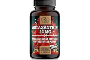 ‎SCHEUNENGUT Astaxanthin 12mg -WICHTIG: Oxidationsfrei durch veresterte Struktur -Direktbezug aus Frankreich (keine China Ware)- Zertifiziertes Astaxanthin hochdosiert -DE- SCHEUNENGUT®