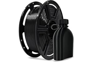 FLASHFORGE Impresora 3D Elástico/TPU95A Filamento 1.75mm, Alta Elasticidad y Durabilidad para Prototipos Blandos, Wearables y Piezas Funcionales,1kg,Filamento Blando para Impresora 3D(Negro)