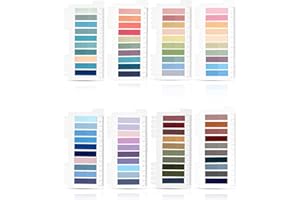 NETONDA 1600 Stück Index Haftnotizen Tabs Sticky Notes Selbstklebend Page Marker Pastell Sticky Tabs Aesthetic Haftstreifen Bunt Klebezettel Notizzettel mit Lineal für Seitenmarkierung Klebemarkierung