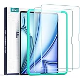 ESR 2 Pack for iPad Air 11 Inch M4/M3/M2 (8th/7th/6th Generation, 2026/2025/2024) for Tempered Glass, Screen Protector with M
