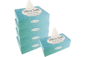 BEST HOUSE ANOTHER FINE PRODUCT BH | 500 Pulls of 3 Ply Facial Tissues | Ultra Soft and Silky for Everyday Use, Strong | Multipack Box, 100 Pulls, Pack of 5 (500 Sheets) - by Best House