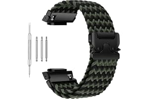 Ersättningsarmband Elastisk Flätad Nylonrem kompatibel med Casio G-Shock GA2100 GA100 GA110 DW5600 DW6900 GD110 GD120 GA700 GA900 DW9052