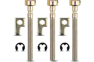 Haishine Vis Tendeur de Réglage Chaîne de Barre 3 Pcs Kit pour Husqvarna 36 41136 136LE 141 141LE 137 137E 142 142E 235 240 Remplacement Pièces de Tronçonneuse