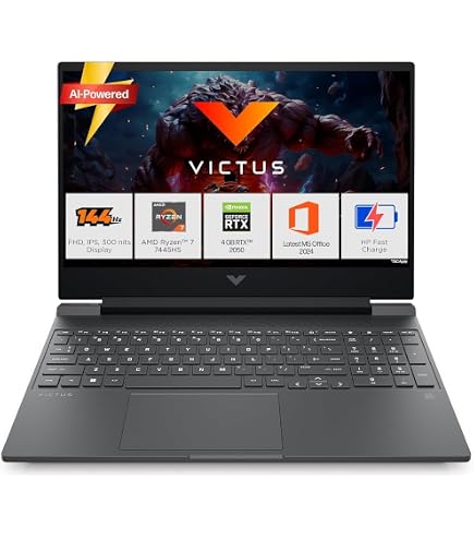 HP Victus Gaming Latest AMD Ryzen 5-5600H Processor 16.1 inch(40.9
