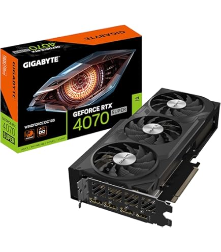 GIGABYTE GeForce RTX 4070 Super Eagle OC 12G Graphics Card, 3X