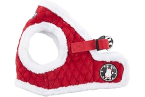 Puppia PAQD-AH1470 Blitzen Harness B, uprząż kamizelkowa, M, czerwony