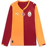 PUMA GALATASARAY 25/26 Erkek Uzun Kollu İ&ccedil; Saha Forması, Red Rhythm-Intense Orange, M